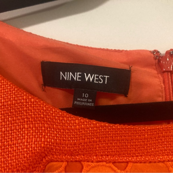 NWOT - Nine West Dress, size 10, zipper back. Vintage style! Cocktail/midi dress - Picture 3 of 11